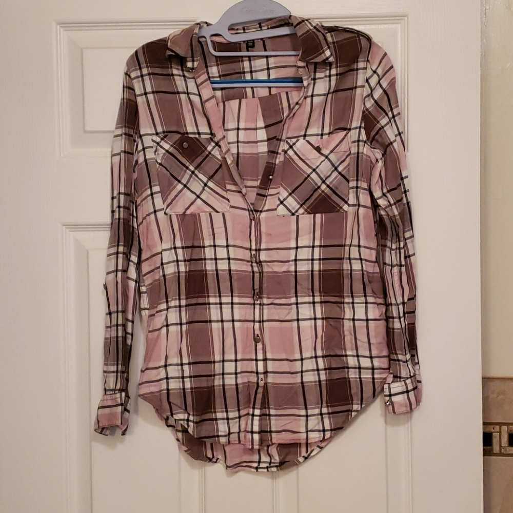 Flannel button down